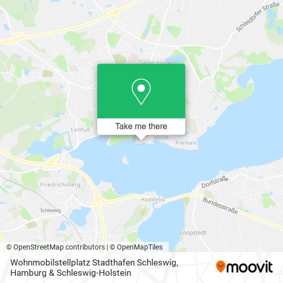 Wohnmobilstellplatz Stadthafen Schleswig map