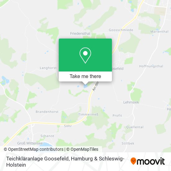 Teichkläranlage Goosefeld map
