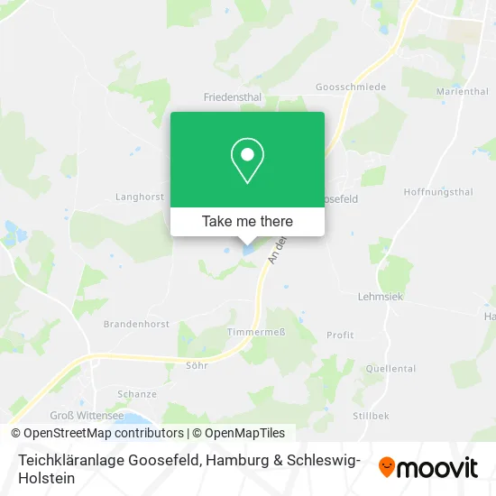 Карта Teichkläranlage Goosefeld