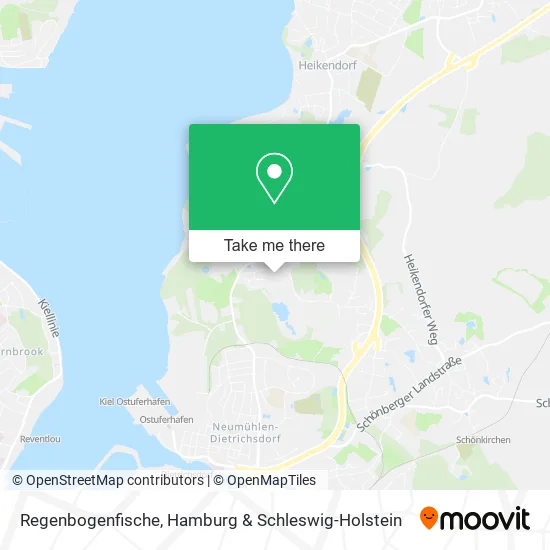 Карта Regenbogenfische