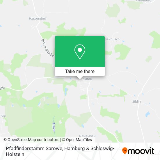 Pfadfinderstamm Sarowe map