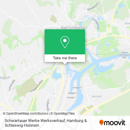 Schwartauer Werke Werksverkauf map