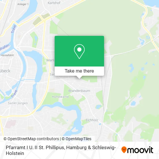 Карта Pfarramt I U. II St. Phillipus