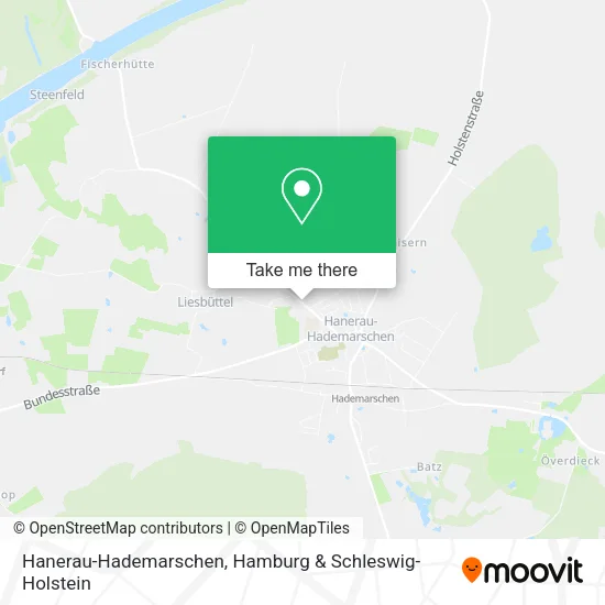 Карта Hanerau-Hademarschen