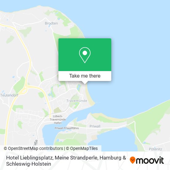 Hotel Lieblingsplatz, Meine Strandperle map