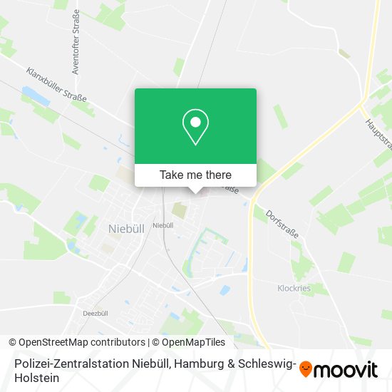 Polizei-Zentralstation Niebüll map