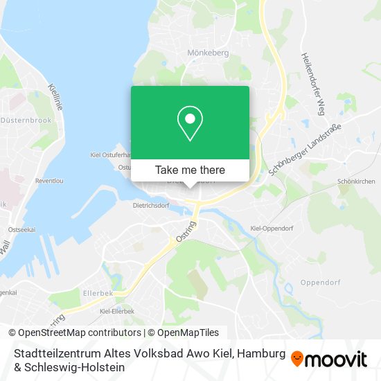 Stadtteilzentrum Altes Volksbad Awo Kiel map