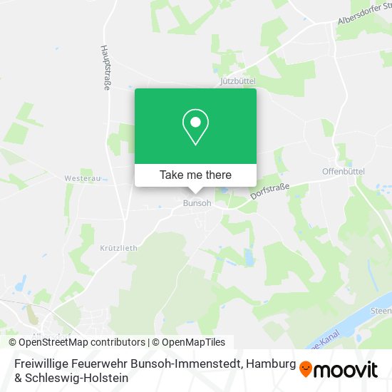 Freiwillige Feuerwehr Bunsoh-Immenstedt map