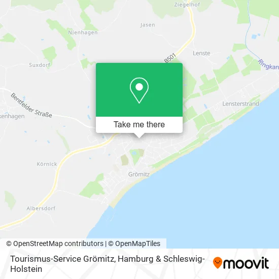 Карта Tourismus-Service Grömitz