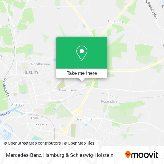 Карта Mercedes-Benz