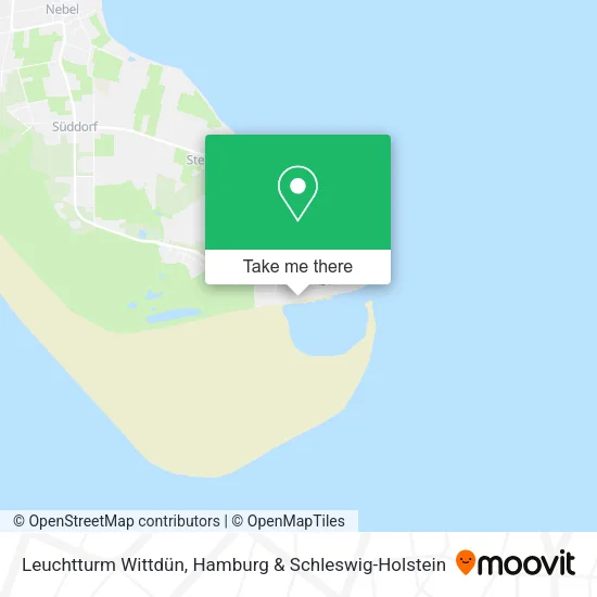 Карта Leuchtturm Wittdün