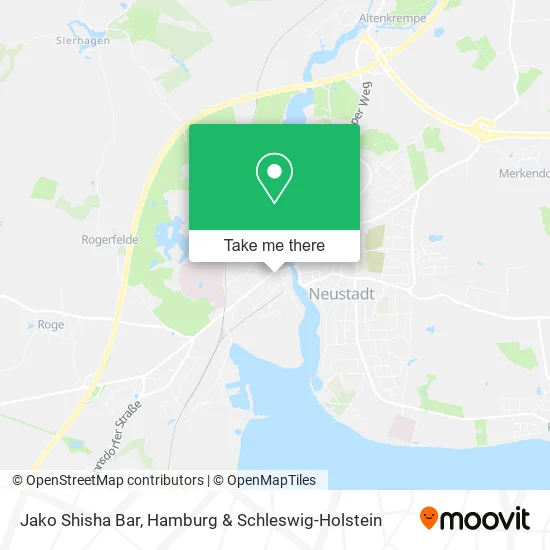 Jako Shisha Bar map
