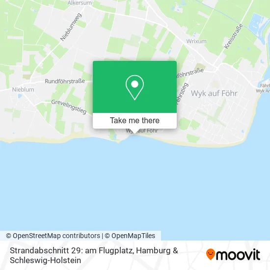 Карта Strandabschnitt 29: am Flugplatz