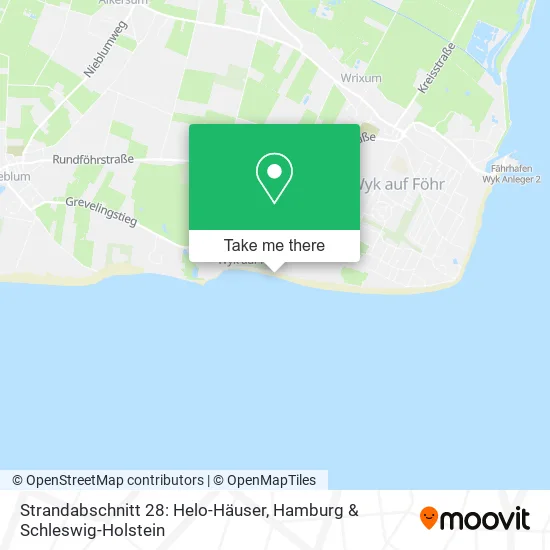 Карта Strandabschnitt 28: Helo-Häuser