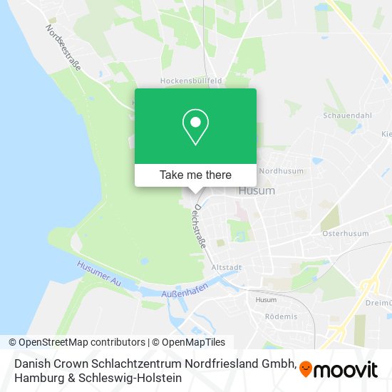 Danish Crown Schlachtzentrum Nordfriesland Gmbh map