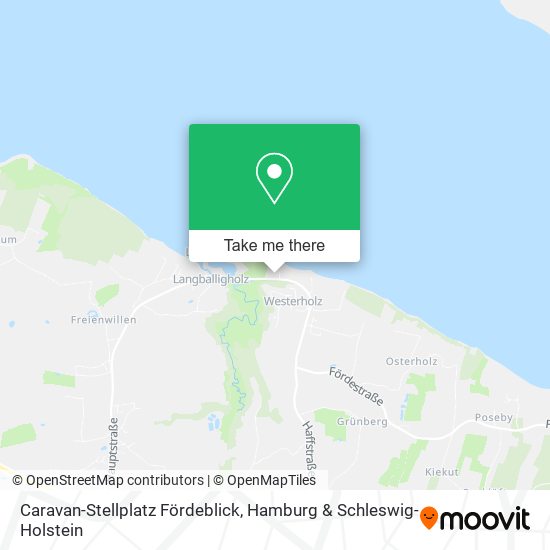 Caravan-Stellplatz Fördeblick map