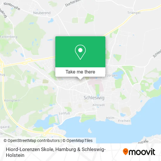 Карта Hiord-Lorenzen Skole