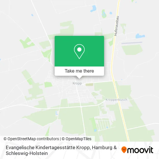 Карта Evangelische Kindertagesstätte Kropp