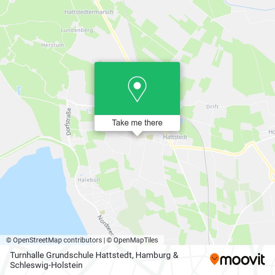 Turnhalle Grundschule Hattstedt map