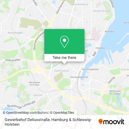 Gewerbehof Deliusstraße map