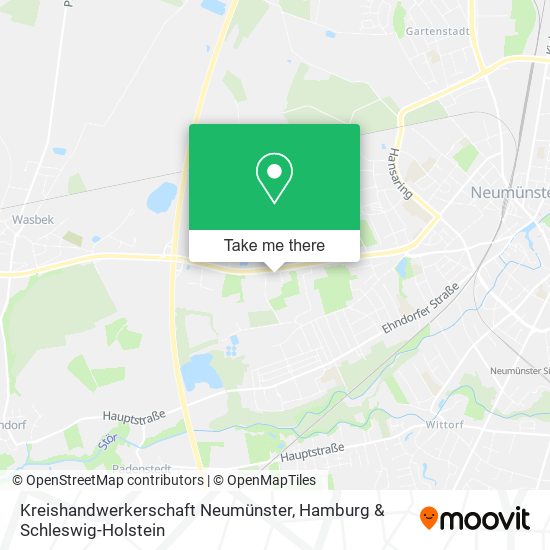 Карта Kreishandwerkerschaft Neumünster