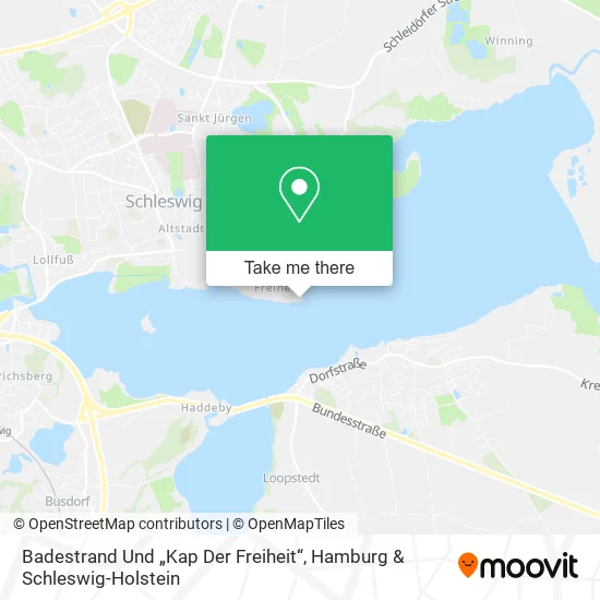 Карта Badestrand Und „Kap Der Freiheit“