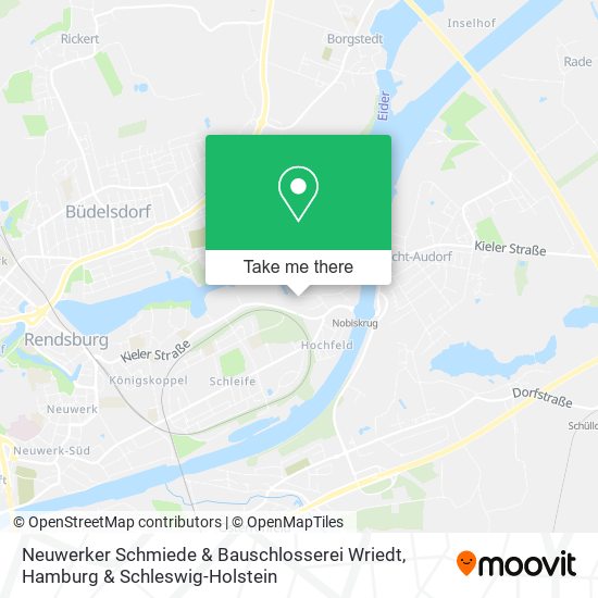 Карта Neuwerker Schmiede & Bauschlosserei Wriedt