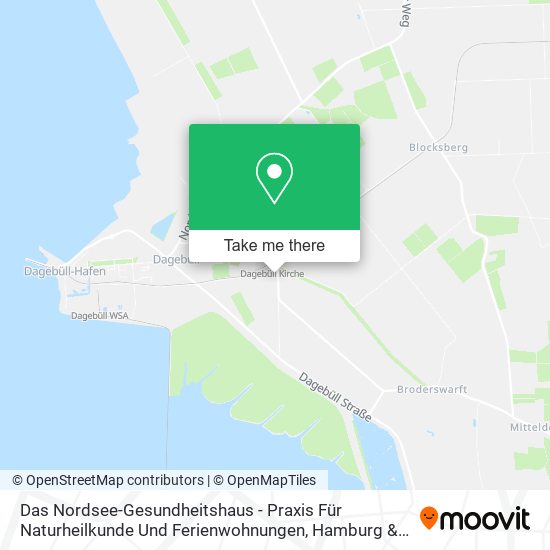 Das Nordsee-Gesundheitshaus - Praxis Für Naturheilkunde Und Ferienwohnungen map