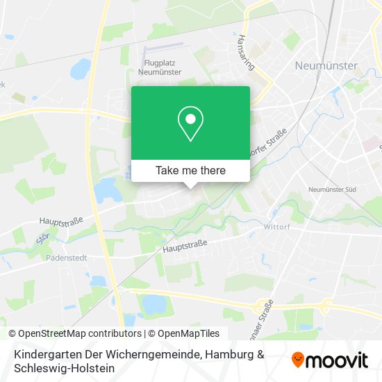 Kindergarten Der Wicherngemeinde map