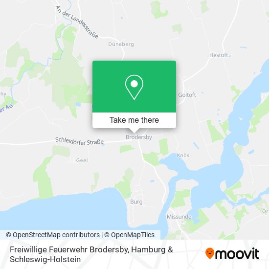 Freiwillige Feuerwehr Brodersby map