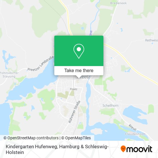 Kindergarten Hufenweg map