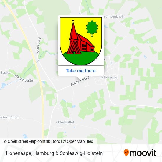 Hohenaspe map