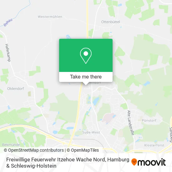 Карта Freiwillige Feuerwehr Itzehoe Wache Nord