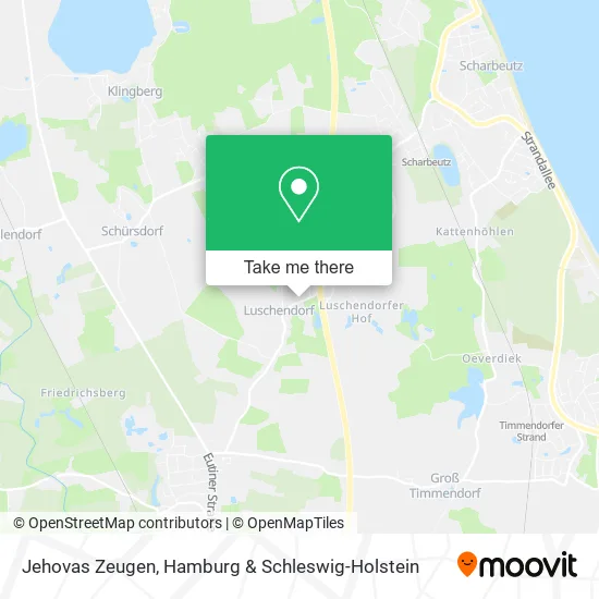 Карта Jehovas Zeugen