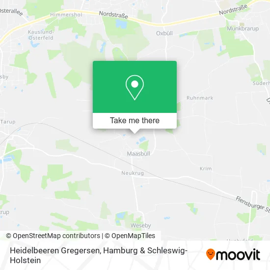 Карта Heidelbeeren Gregersen