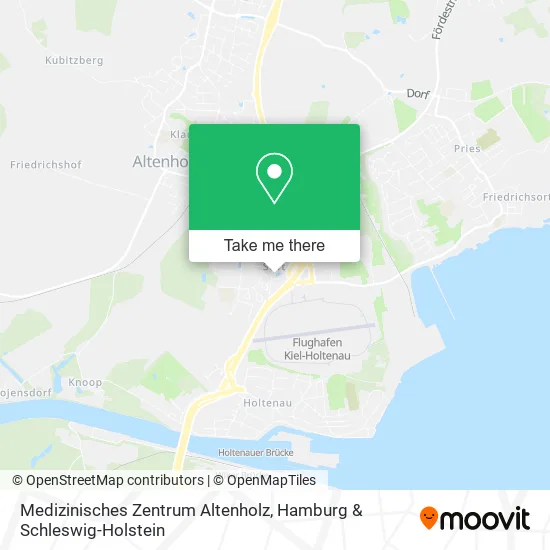 Карта Medizinisches Zentrum Altenholz