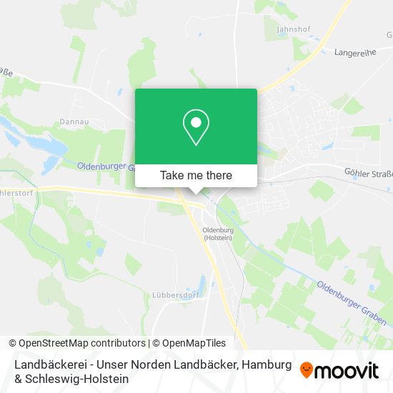 Landbäckerei - Unser Norden Landbäcker map