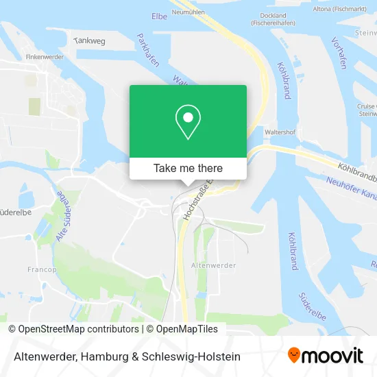 Карта Altenwerder