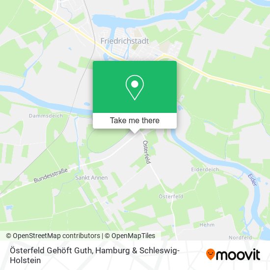 Österfeld Gehöft Guth map