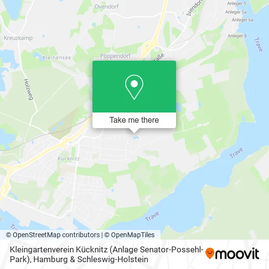 Карта Kleingartenverein Kücknitz (Anlage Senator-Possehl-Park)