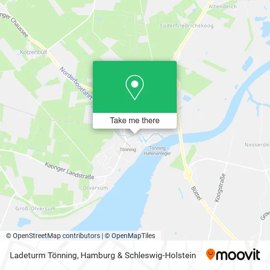 Карта Ladeturm Tönning