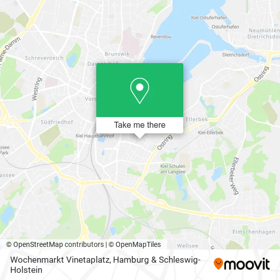 Карта Wochenmarkt Vinetaplatz