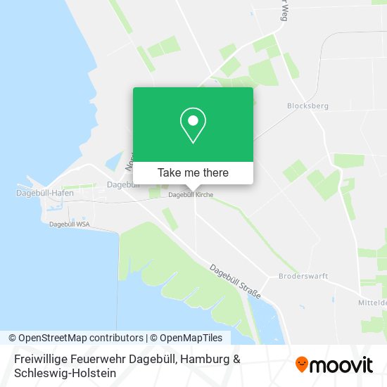 Freiwillige Feuerwehr Dagebüll map