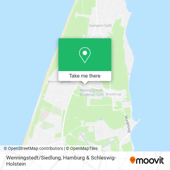 Карта Wenningstedt/Siedlung