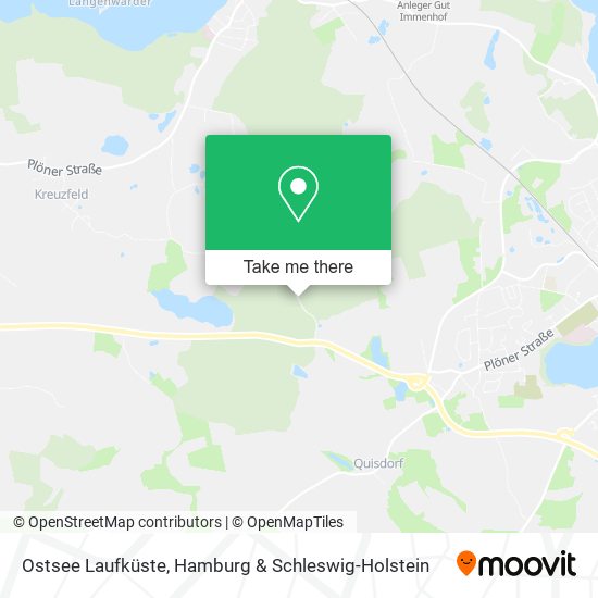 Ostsee Laufküste map