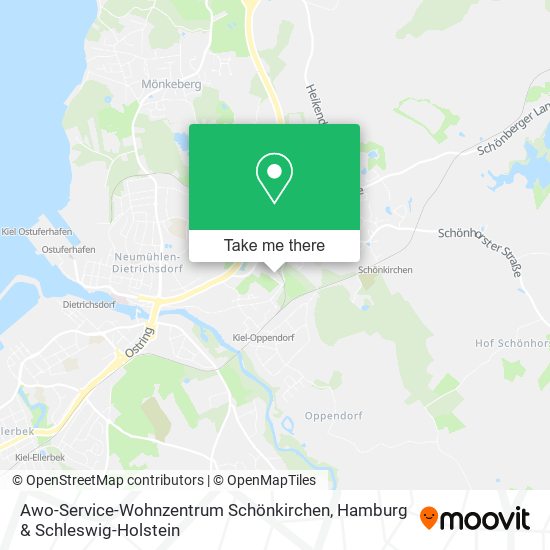 Карта Awo-Service-Wohnzentrum Schönkirchen