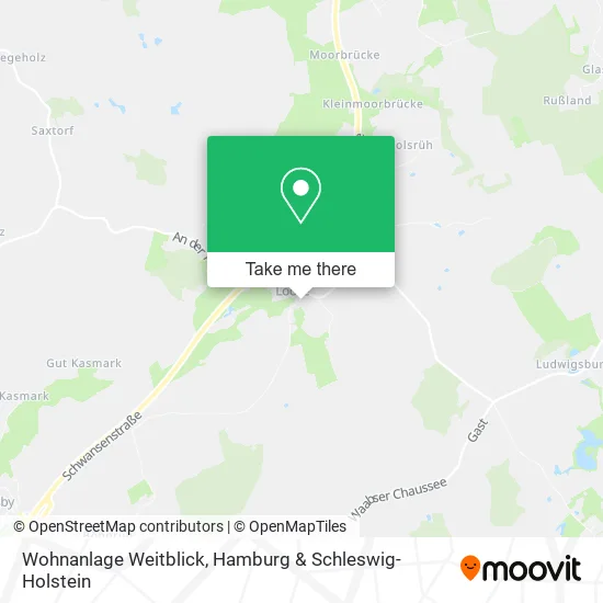 Карта Wohnanlage Weitblick