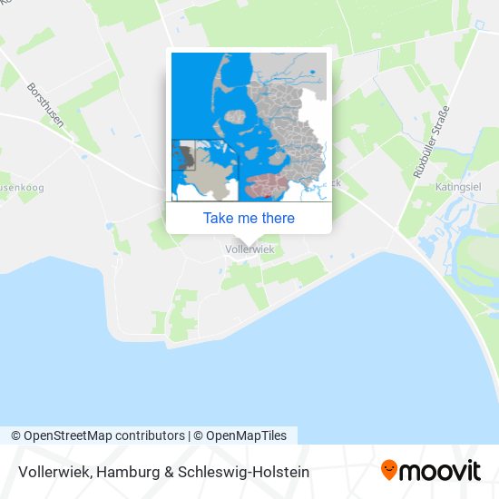 Vollerwiek map