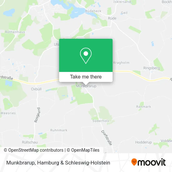 Карта Munkbrarup