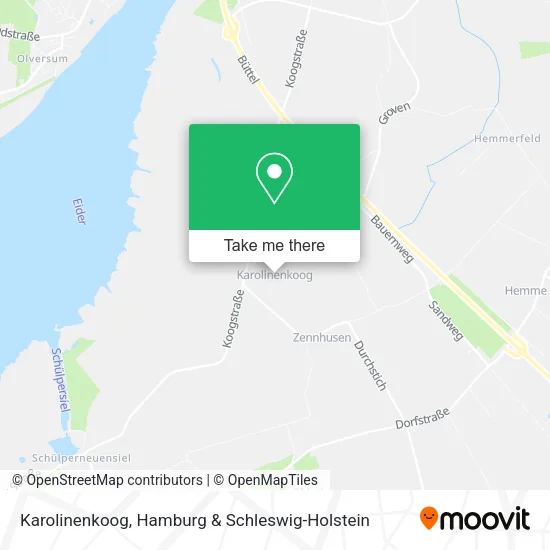 Карта Karolinenkoog